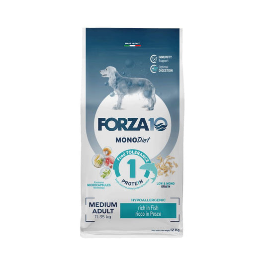 Forza10 Monodiet Dry Food For Adult Medium in Fish