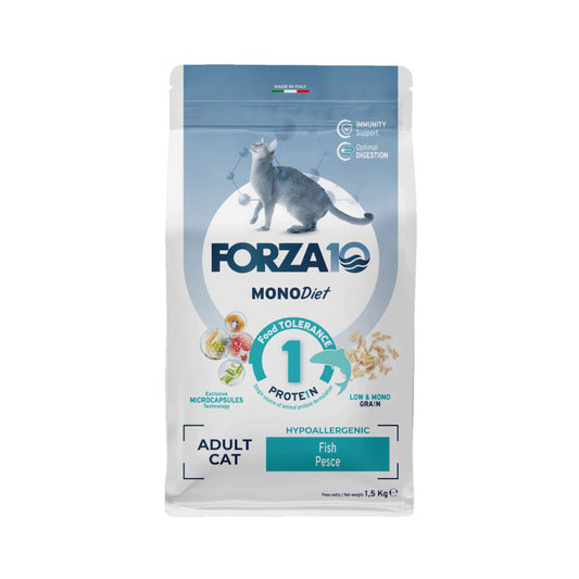 Forza10 Monodiet Dry Food For Cat Adult in Fish 1.5 Kg