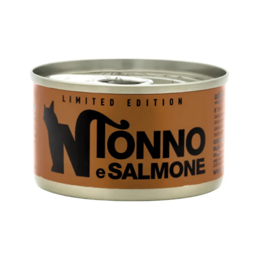 ناتشورال كود طعام رطب للقطط بنكهة التونة والسالمون 85غ