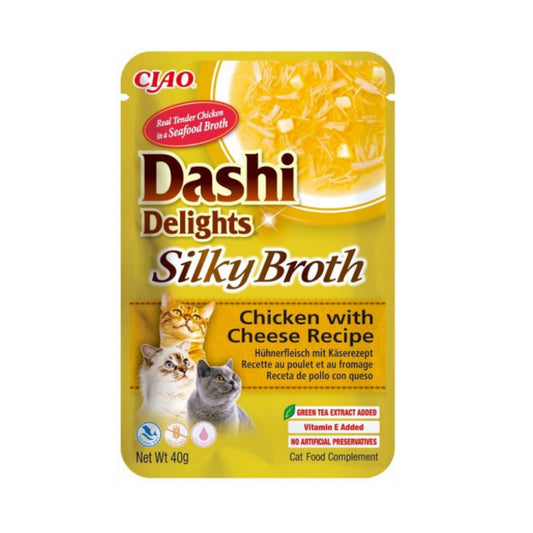 INABA Dashi Delight Cat Complement Wet food With Chicken and Tuna in Broth 40g
