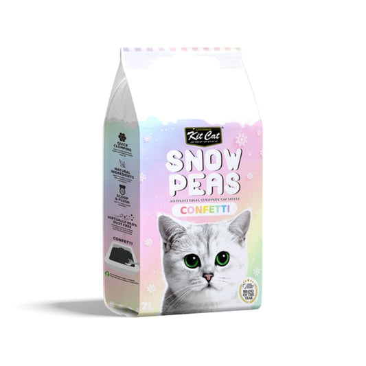 KitCat Litter of pea fibers with colored granules for cats, 7L