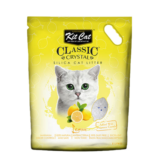Kit Cat Classic Crystal Lemon Cat Litter 5L