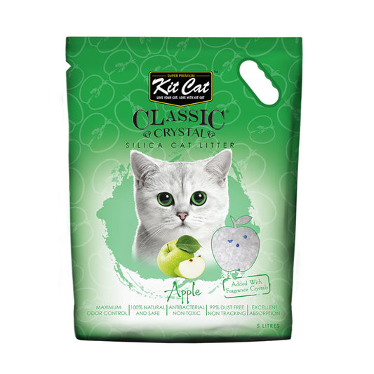 Kit Cat Classic Crystal Apple Cat Litter 5L