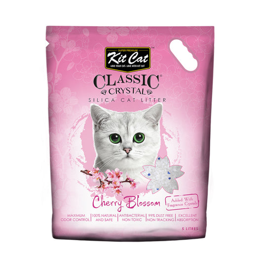 Kit Cat Classic Crystal Cherry Blossom Cat Litter 5L
