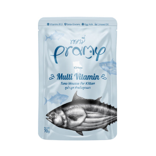 Pramy Multi Vitamin Wet Food Tuna Mousse for Kitten 70g