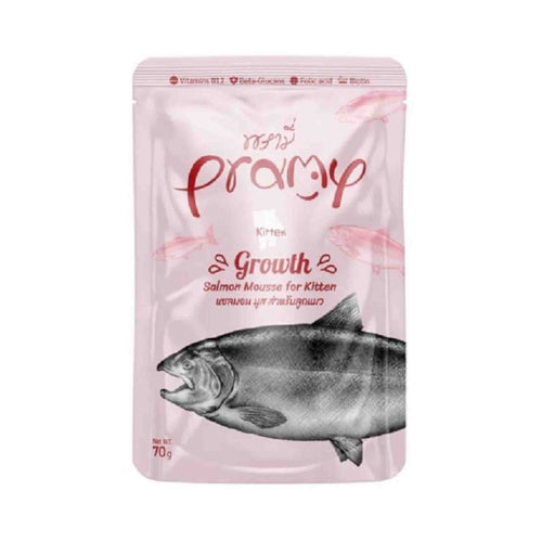 Pramy Growth Wet Food Salmon Mousse for Kitten 70g