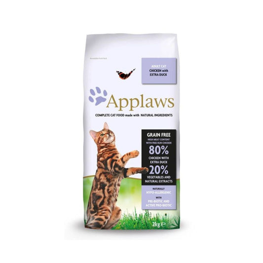 Applaws Dry Food for Adult Cats with Chicken & Extra Duck