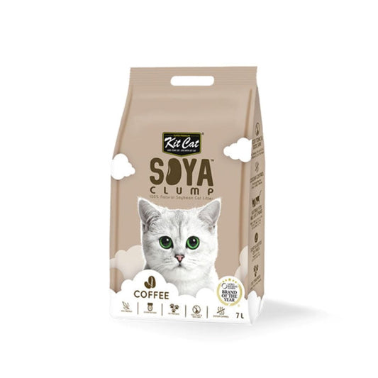 Kit Cat 100% Natural Biodegradable Soybean Litter, Coffee, 7L