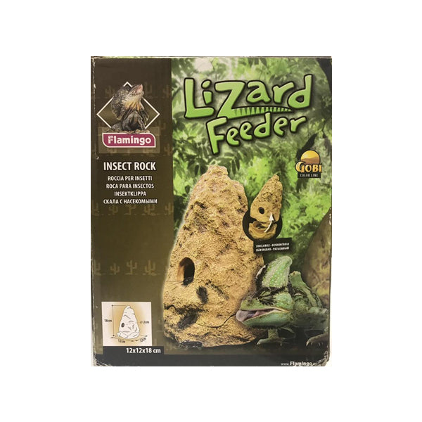 فلامينجو "Lizard Feeder" صخر لحفظ الطعام للزواحف  | متجر باندا.