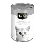 Kit Cat Wet Food Wild Caught Tuna and Whitebait 400 g