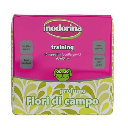 Inodorina Training Mats, Wild Flower Scent, 10 pieces, 60 * 60 cm