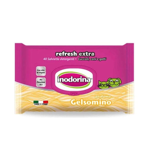 Inodorina Refresh Extra Bitter Wipes, 40 Pieces, 20*30 cm