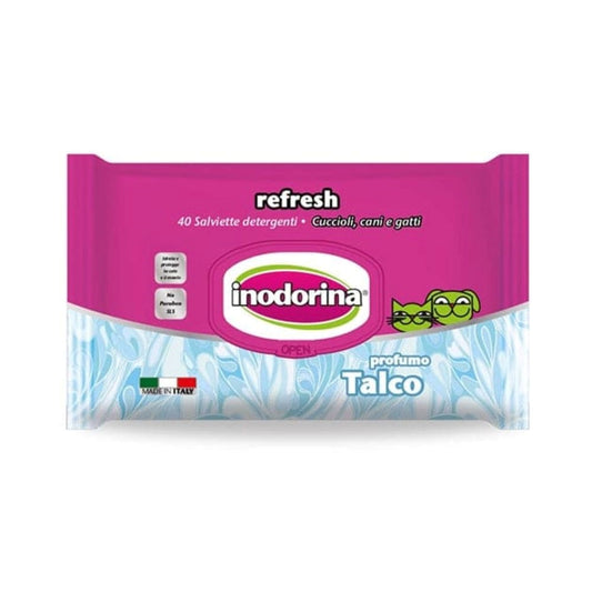 Inodorina Refresh Icing Powder Wipes, 40 Pieces, 20*30 cm