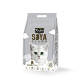 Kit Cat 100% Natural Biodegradable Soybean Litter, Charcoal, 7L