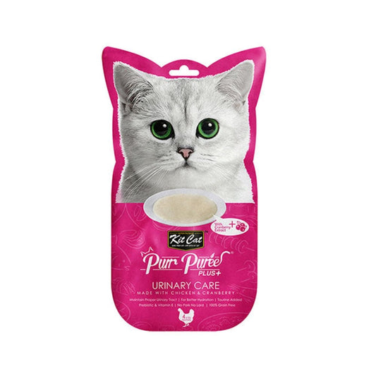 Kit Cat Puree Snack, Chicken & Cranberry, Urinary Care, 60g