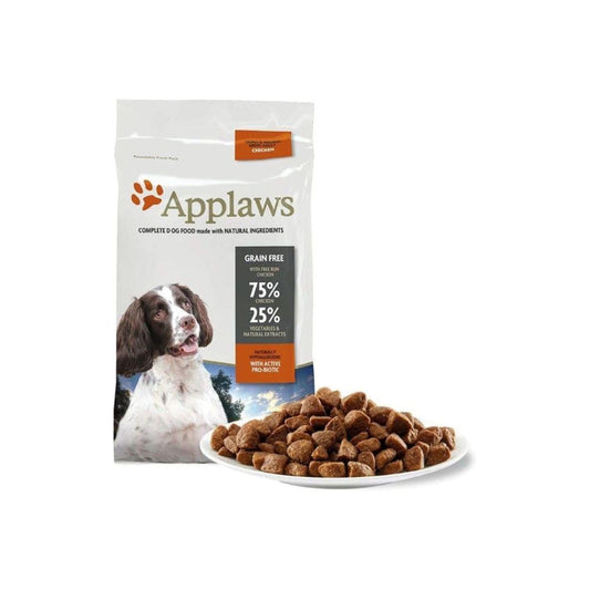 Applaws dry food for small and medium adult dogs with chicken flavor