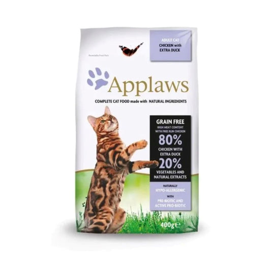 Applaws Dry Food for Adult Cats with Chicken & Extra Duck