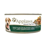 Applaws Dog Wet Food, Chicken with Beef Liver and Vegetables, 156 g