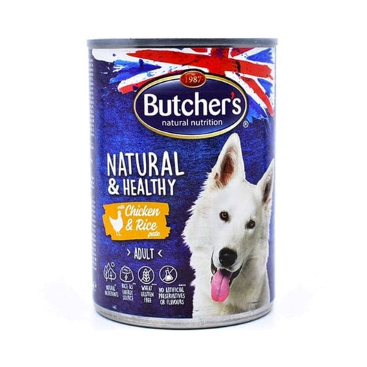 Butcher's Chicken & Rice Pate for Dog 390 g