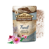 Carnilove Wet Cat Food of 6 Months old or More with Trout and Echinacea 85 g