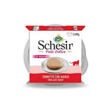 Schesir wet cat food with tuna and beef flavor 40 g