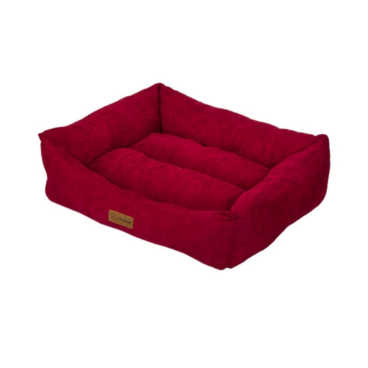 Feline Go Rectangular bed for cats and dogs, red