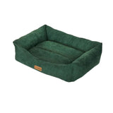 Feline Go Rectangular bed for cats and dogs, Green