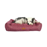 Feline Go Rectangular bed for cats and dogs, pink