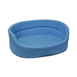 Feline Go foam oval bed for cats and dogs, sky