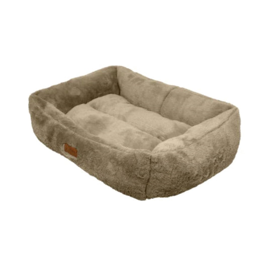 Feline Go Brownie Rectangular Bed for Cats and Dogs, brown