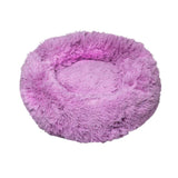 Feline Go ponchik Round Bed for Cats and Dogs, purple