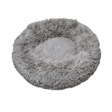 Feline Go ponchik Round Bed for Cats and Dogs, grey