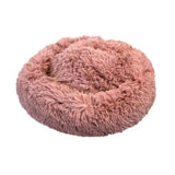 Feline Go ponchik Round Bed for Cats and Dogs, pink