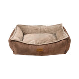 Feline Go Cheesecake Rectangular bed for cats and dogs, brown