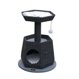 Feline Go Cat Scratcher with Bowl and Round Base