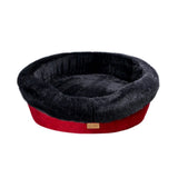 Feline Go open bed for cats and dogs, red