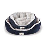 Feline Go Round Bed for Cats, Blue