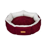 Feline Go round bed for cats and dogs, red