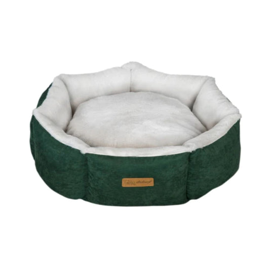 Feline Go round bed for cats and dogs, Green