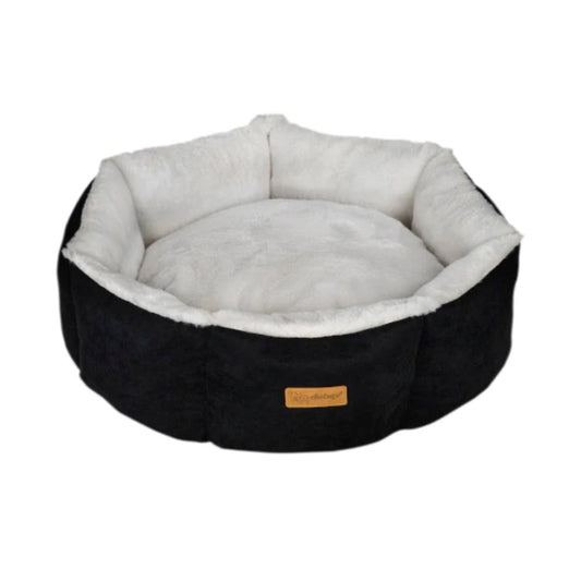 Feline Go round bed for cats and dogs, black