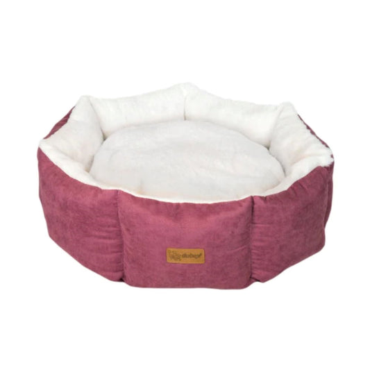 Feline Go round bed for cats and dogs, pink