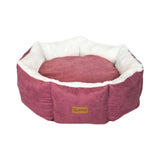 Feline Go round bed for cats and dogs, pink