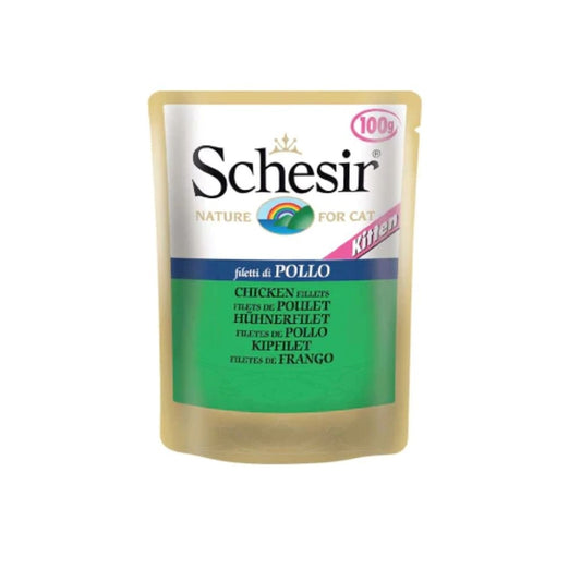 Schesir Wet Kitten Food Chicken Strips 100 g