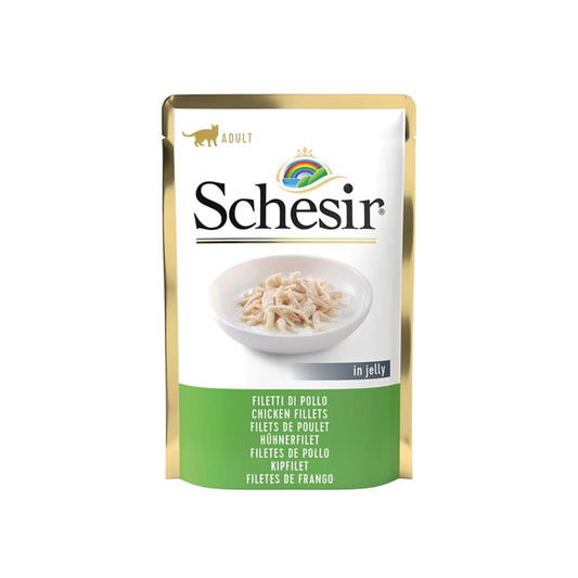 Schesir wet cat food, chicken flavor, 85 g