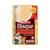 Inaba Churro Bisque Wet Treats For Cats With Chicken & Beef Flavor 40g