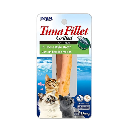 Inaba Cat Treat Tuna Fillet in Homestyle Broth 15g