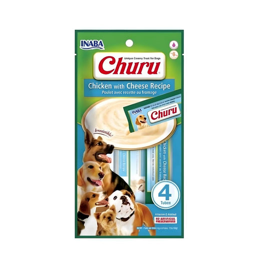 Inaba Churro Chicken & Cheese Recipe for Dogs 4 x 14 g