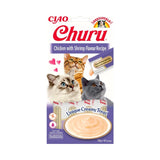 Inaba Churro Creamy Cat Treats Chicken with Shrimp Flavor Recipe 4×14 g