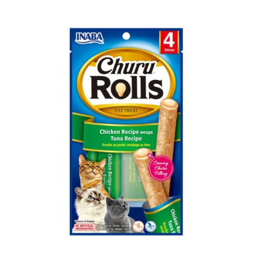 Inaba Churro Rolls Chicken Wraps with Creamy Tuna 4 x 10 g