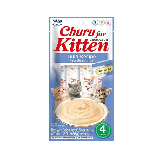 Churro Tuna Treats for Cats under one year old, 4x14 g